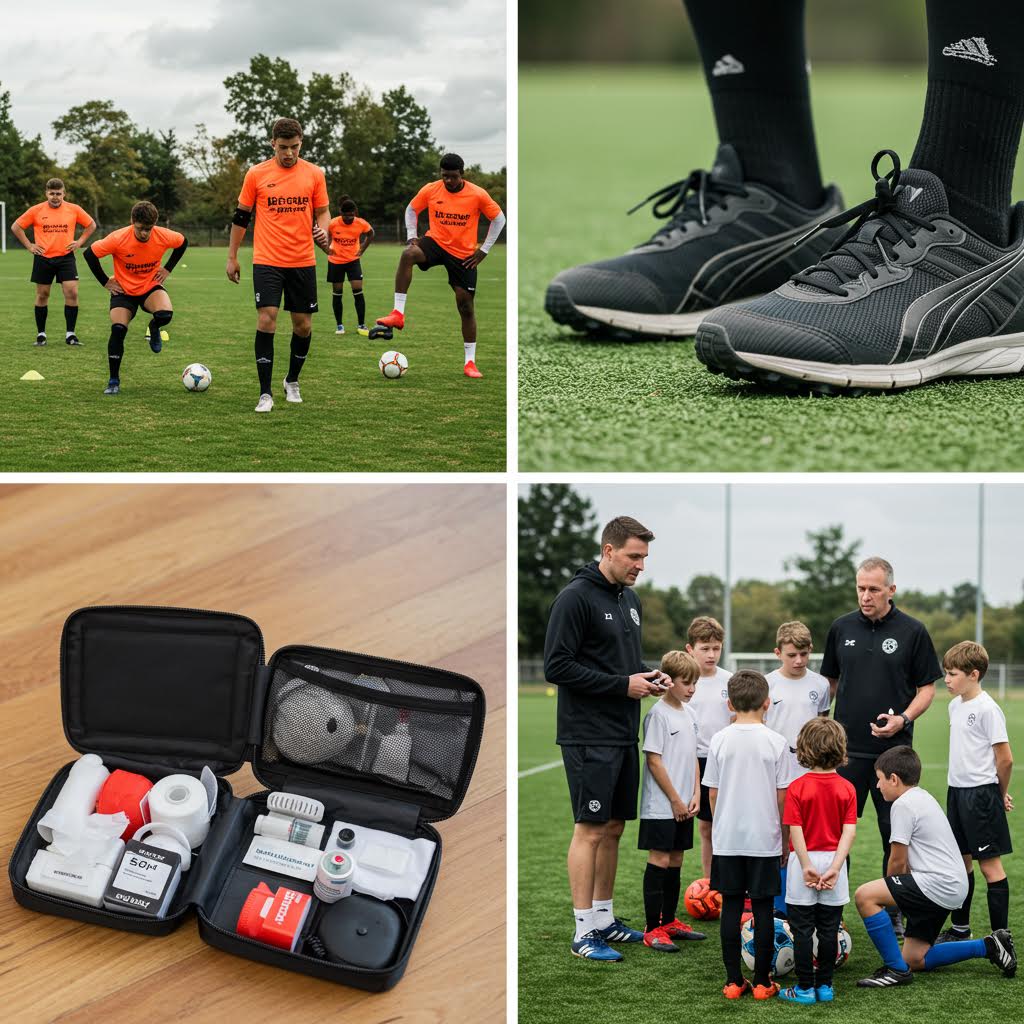 초록 잔디 위에서 오렌지 유니폼의 선수들이 공을 다루며 집중하는 눈빛 속에 온카스터디처럼 체계가 스며든 훈련의 흐름